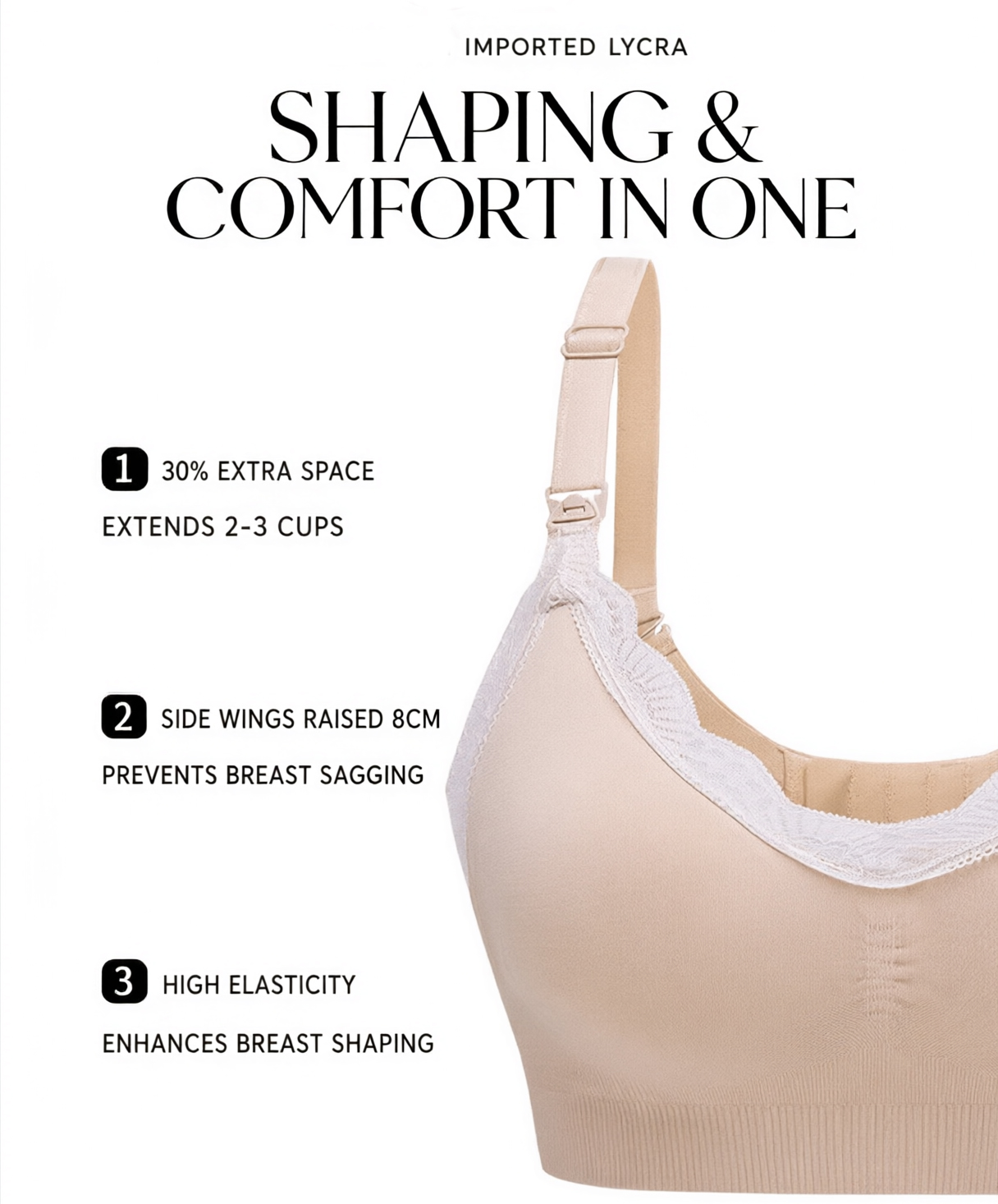 Lace Seamless Nursing Bra, Wir - Nursing Bra Sleep ulasan dan harga