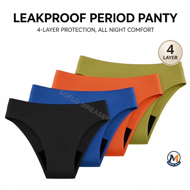 Women Leakproof Underwear Peri - Period Panty Absorbent ulasan dan harga